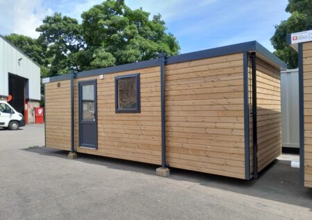 24′ x 10′ Timber Clad Office with WC